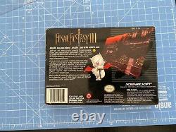 Final Fantasy III (Super Nintendo Entertainment System) NTSC CIB