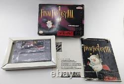 Final Fantasy III (Super Nintendo SNES) Almost Complete Authentic Nice Cart