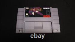 Final Fantasy III (Super Nintendo SNES) Authentic with Map In Box Tested