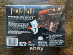 Final Fantasy III Super Nintendo SNES NTSC USA