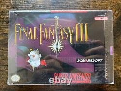 Final Fantasy III Super Nintendo SNES NTSC USA