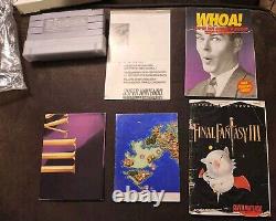 Final Fantasy III Super Nintendo (SNES) With Map and Manual