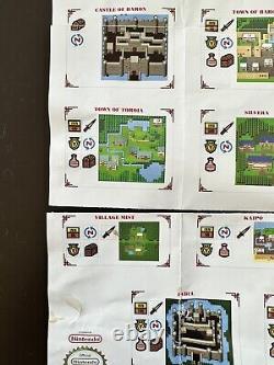 Final Fantasy II 2 SNES SUPER NINTENDO COMPLETE CIB CART BOX MANUAL MAP Tested