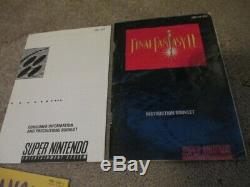Final Fantasy II 2 (Super Nintendo SNES) Complete CIB with Magazine