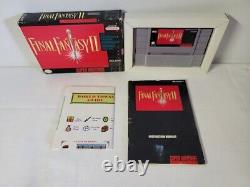 Final Fantasy II 2 (Super Nintendo Snes) Complete in Box (Cib) with Map