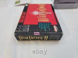 Final Fantasy II 2 (Super Nintendo Snes) Complete in Box (Cib) with Map