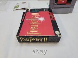 Final Fantasy II 2 (Super Nintendo Snes) Complete in Box (Cib) with Map