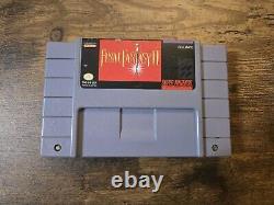 Final Fantasy II And Final Fantasy III SNES Super Nintendo, AUTHENTIC and TESTED