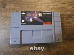 Final Fantasy II And Final Fantasy III SNES Super Nintendo, AUTHENTIC and TESTED