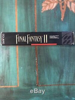 Final Fantasy II (Super Nintendo Entertainment System, 1991) CIB
