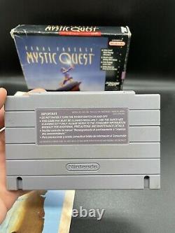 Final Fantasy Mystic Quest (Super Nintendo) SNES Complete In Box With Map