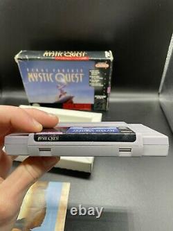 Final Fantasy Mystic Quest (Super Nintendo) SNES Complete In Box With Map