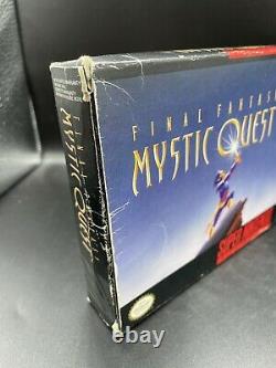 Final Fantasy Mystic Quest (Super Nintendo) SNES Complete In Box With Map