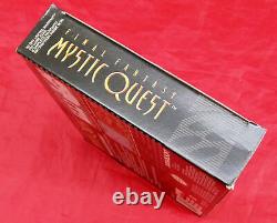 Final Fantasy Mystic Quest Super Nintendo SNES Video Game Open Box Complete 1992