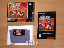 Final Fight 3 US SNES Super NES Nintendo NTSC CIB OVP VGC RAR