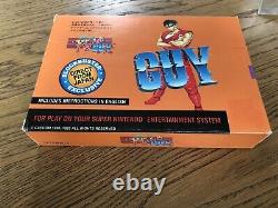 Final Fight Guy Box And Cart, No Manual (Super Nintendo Entertainment System)