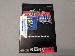 Final Fight Guy Instructions Manual Super Nintendo SNES AUTHENTIC N Complete CIB
