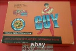 Final Fight Guy Super Nintendo SNES Actual pict AUTHENTIC CIB READ/LOOK WELL