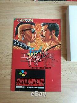 Final Fight SNES / Super Nintendo Game PAL CIB Tested