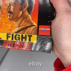 Final Fight (Super Nintendo SNES) Box, Game Cartridge w Manual & Protector Works