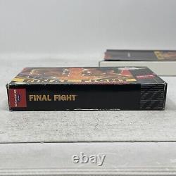 Final Fight (Super Nintendo SNES) Complete in Box CIB Authentic Free Shipping