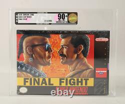 Final Fight Super Nintendo SNES VGA 90+ Wata 9.8 Perfect MINT Uncirculated