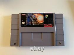 Firestriker SNES Super Nintendo 100% Authentic Tested & Working Excellent Cond