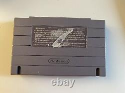 Firestriker SNES Super Nintendo 100% Authentic Tested & Working Excellent Cond