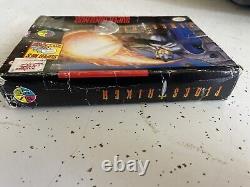 Firestriker (Super Nintendo, SNES) Complete in box with poster Fire Striker