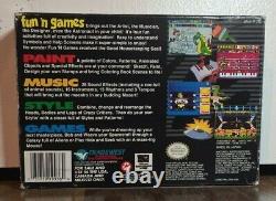 Fun'n Games SNES Super NES Super Nintendo Complete with Box and Manual Rare