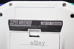 Gameboy Advance GBA AGS-101-SNES backlit screen full custom Super Nintendo style