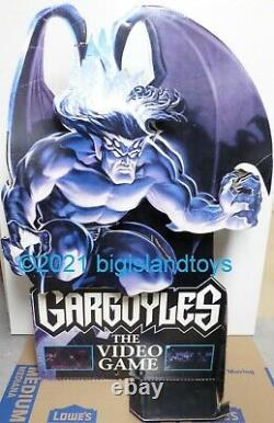 Gargoyles 1995 Goliath SNES Genesis Standee Video game store display 31x45 2side