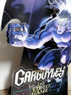 Gargoyles 1995 Goliath SNES Genesis Standee Video game store display 31x45 2side