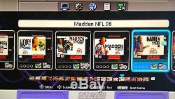 Genuine Nintendo SNES Classic Super NES HACKED PRO MODDED TECMO SUPER BOWL 2019