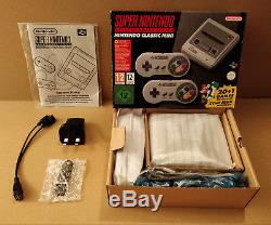 Genuine Super Nintendo SNES Classic Mini with 650 games (385 SNES / 265 NES)