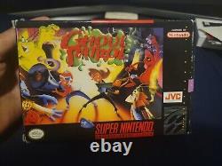 Ghoul Patrol Super Nintendo SNES 100% Complete in Box CIB with Poster & Reg Card