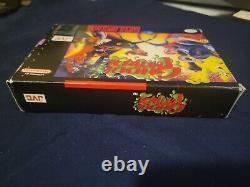 Ghoul Patrol Super Nintendo SNES 100% Complete in Box CIB with Poster & Reg Card