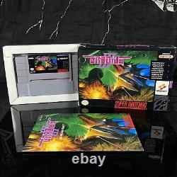 Gradius III 3 (Super Nintendo, SNES 1991) Authentic CIB Complete