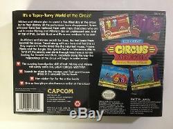 Great Circus Mystery Mickey and Minnie Super Nintendo SNES NEW FACTORY SEALED