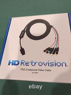 HD Retrovision SNES YPbPr/Component Cable, Super Nintendo, Factory Sealed, New