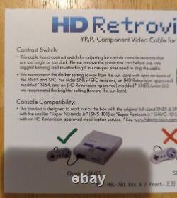 HD Retrovision SNES YPbPr/Component Cable, Super Nintendo, Factory Sealed, New