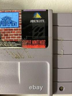 HOME IMPROVEMENT SNES Super Nintendo Game 1994 Rare Tested Works! Authentic