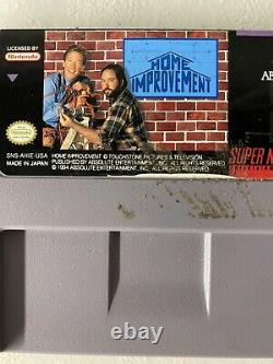 HOME IMPROVEMENT SNES Super Nintendo Game 1994 Rare Tested Works! Authentic