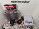 Huge Vintage Snes Super Nintendo Video Game Lot & Console Lot Working Tested