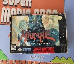 Hagane The Final Conflict (SNES Super Nintendo, 1994) Complete CIB