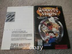 Harvest Moon (Super Nintendo SNES) Complete CIB NICE