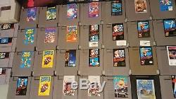 Huge lot of 65 SNES & NES games 3 ConsolesSuper NintendoCIB NESChrono Trigger