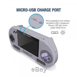 Hyperkin SupaBoy S Mini Portable Handheld Console with 3 Super Nintendo SNES Games