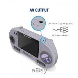 Hyperkin SupaBoy S Mini Portable Handheld Console with 3 Super Nintendo SNES Games