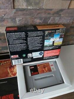 INDIANA JONES Greatest Adventures SNES SUPER NINTENDO BOXED VIDEOGAME PAL retro